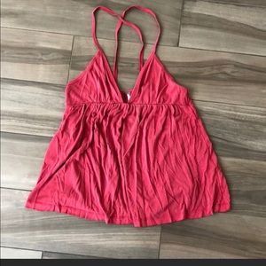3 for $15 - Free People silky-soft red tank top